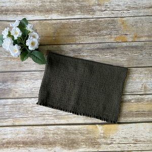 BOGO Express green smocked tube top